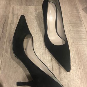 Nine West black suede shoes, 7 M